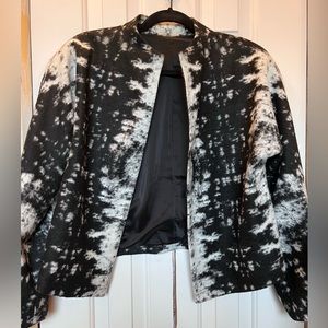 Vintage animal print blazer